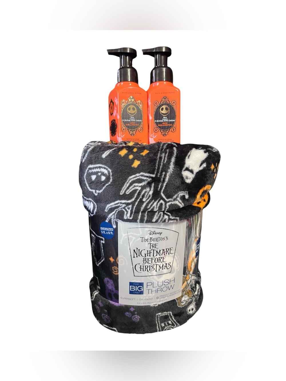 Nightmare Before Christmas Blanket & Soap Bundle